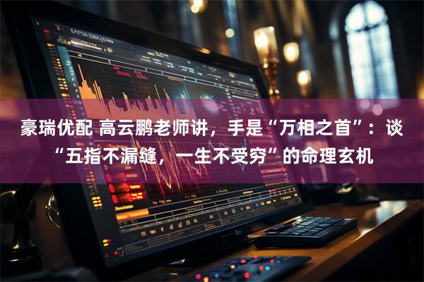 豪瑞优配 高云鹏老师讲，手是“万相之首”：谈“五指不漏缝，一生不受穷”的命理玄机