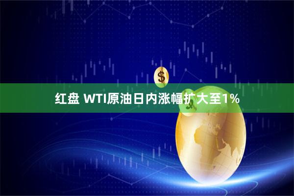 红盘 WTI原油日内涨幅扩大至1%